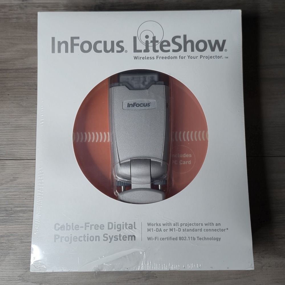 InFocus LiteShow Cable-Free Wireless Digital Projector System New M1-DA M1-D